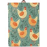 Mounidso Cute Chicken Blanket, Pattern Print Flannel Gifts for Women, Soft Warm Lightweight for Living Room Home Sofa Travel Decor 50" x 60"
