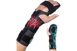 OYAKIN Resting Hand Splint for Stroke Recovery & Carpal Tunnel - Night Immobilizer with Removable Splints for Pain Relief, Finger Contractures, Arthritis & Tendonitis - Adjustable Wrist Support Brace for Men & Women