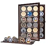 Wooden Military Challenge Coin Holder Display Case