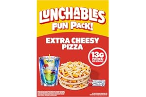 Lunchables Extra Cheesy Pizza with Capri Sun Pacific Cooler & Airheads White Mystery Fun Pack, 4.6 oz & 6 fl oz Package