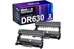 E-Z Ink Compatible Drum Unit (Not Toner) Replacement for Brother DR630 DR 630 to Compatible with DCP-L2520DW DCP-L2540DW HL-L2300D HL-L2305W HL-L2320D HL-L2340DW HL-L2380DW HL-L2680W (2 Pack)