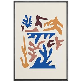 SIGNWIN Framed Canvas Wall Art Boho Decor Illustration...