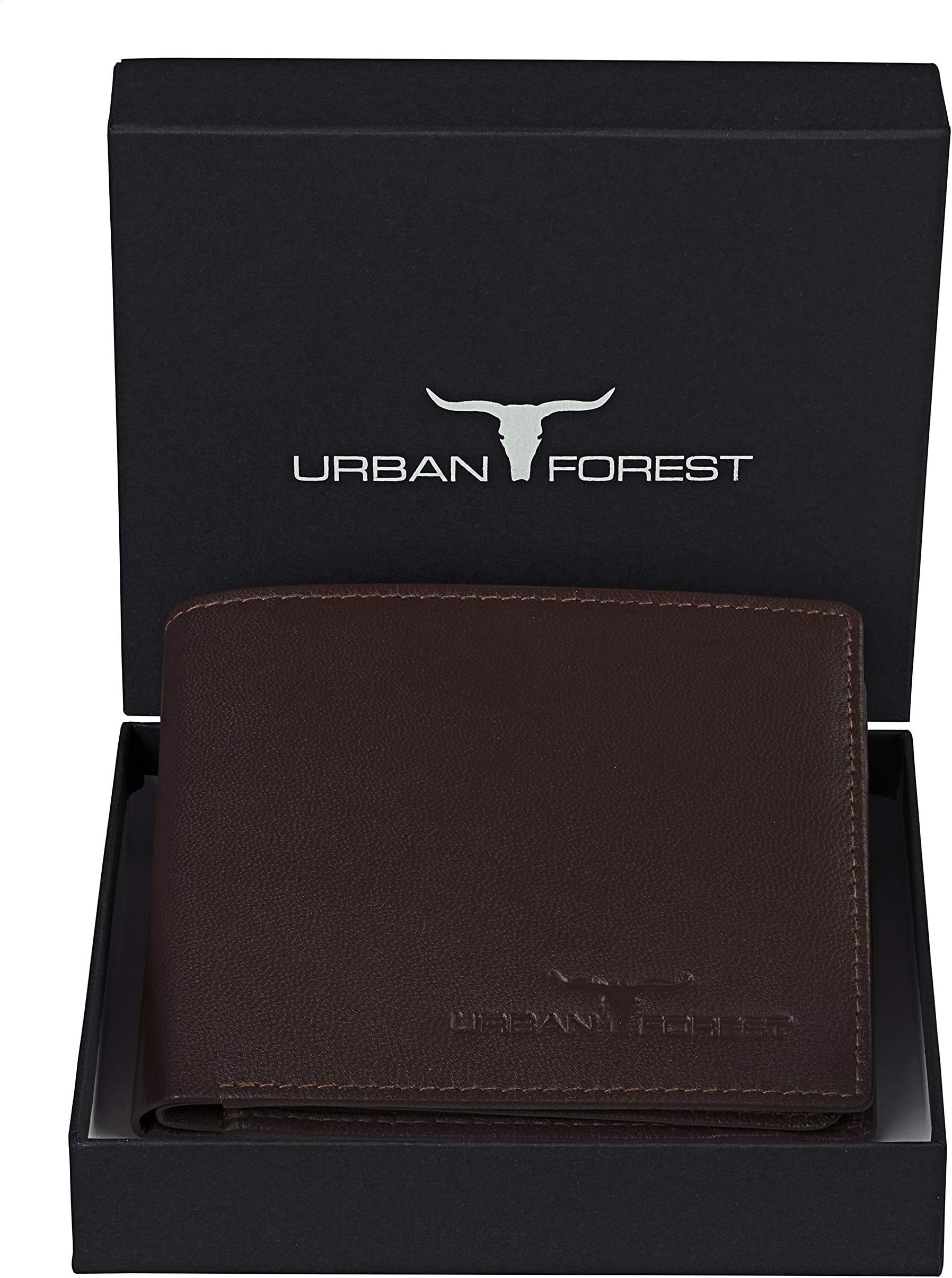 URBAN FOREST Leather Men's Wallet (UBF101BRN1005_Brown)