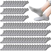 12-30 Pairs Low Cut Ankle Socks for Men Thin Breathable Casual No Show Athletic Socks Bulk