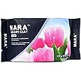 NARA Air-Dry Modelling Clay (0.55 lbs.) Flexible & Translucent in Foil Pack, White, Soft Smooth, High Flexibility, Bend Freely, Non-Toxic, Perfect for Sculpting, Flower Making, Coating and More!