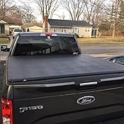 Amazon Com Bestop 16113 01 Ez Fold Truck Tonneau Cover For 2004 2018 Ford F 150 Styleside Crew Cab Super Cab Except Heritage 5 5 Bed Black Automotive