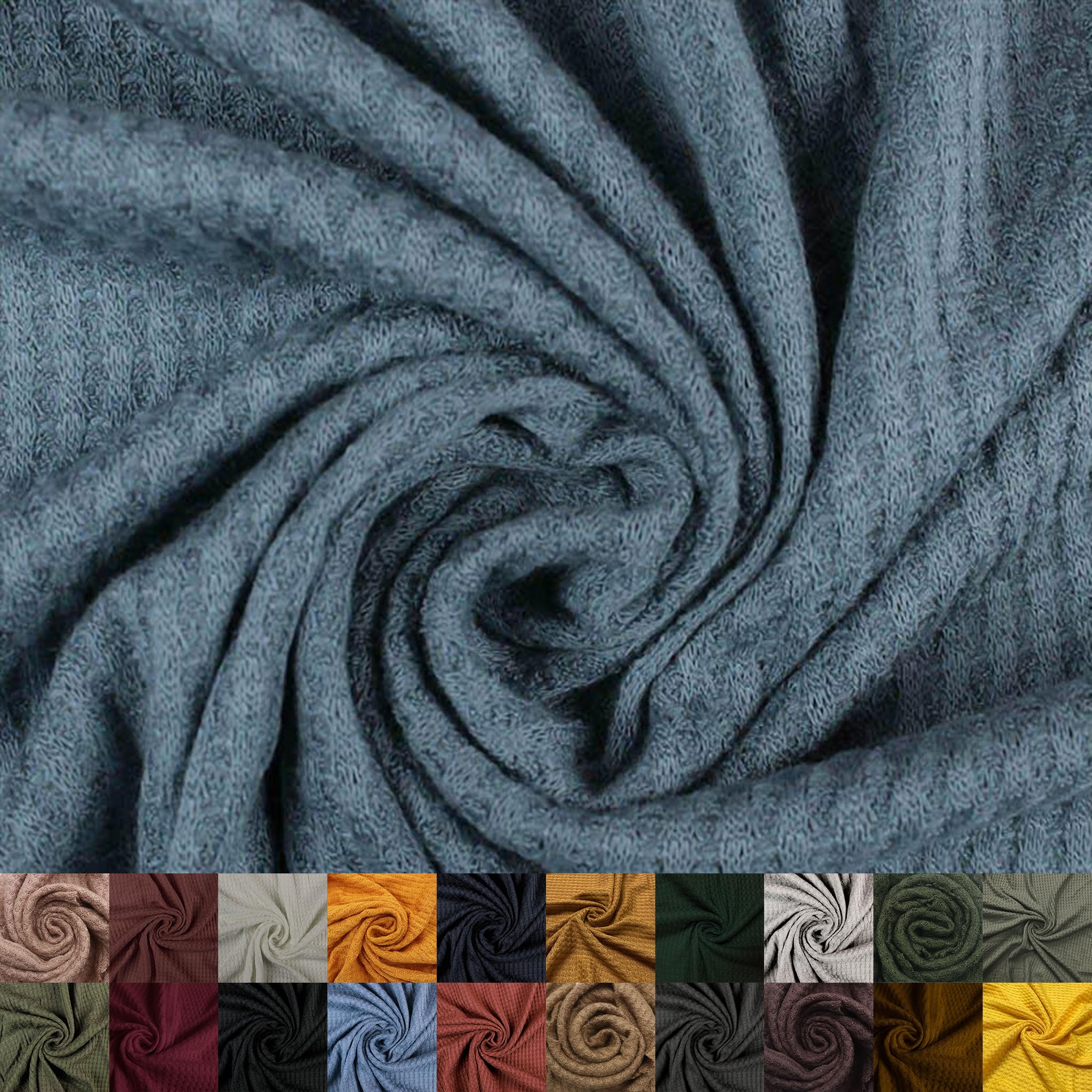 Texco Inc 59" Wide Rayon Spandex Waffle Open Knit
