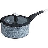 WaxonWare Non Stick Sauce Pan With Stonetec (A 100% PTFE, PFOA and APEO