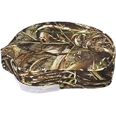 Vancus Casting Boat Seat, Pro Casting Deck Seat for Fishing Jon Bass Boat, Marine-Grade Vinyl Exterior Universal Casting Seat Boat Butt Chair, Camo, 15&rdquo;W x 11&rdquo;D x 6&rdquo;H