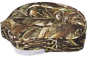 Vancus Casting Boat seats, Marine Grade Universal Pro Casting Fishing Bass Boat Seat Bike Butt Chair, Camo(1-Pack)