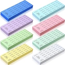Kosiz 1000 Sheets 25 Bid Raffle Ticket Numbers