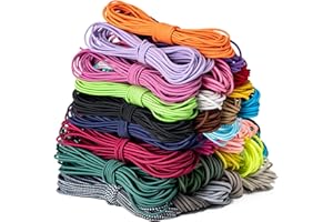 Aegero Elastic Bungee Cord, 1/8" x 50' Heavy Duty Bungie Cord,Kayak Stretch String Rope,Black Shock Cords,for DIY Projects,Kayak Strap Tarp Tie Down Canopy Boating Camping Tent Crafting Patio