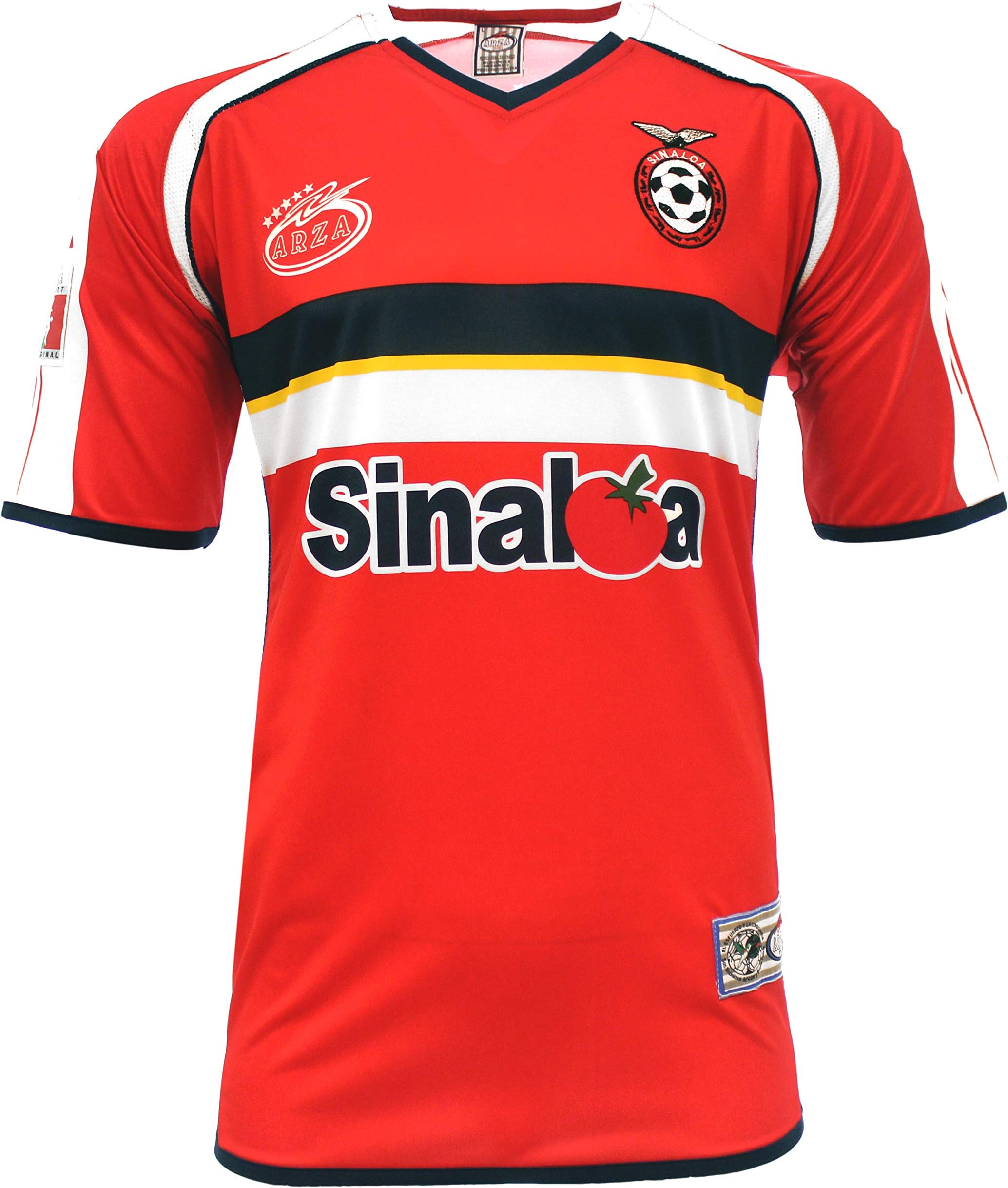 Sinaloa Mexico Soccer Jersey Color Red Arza Design