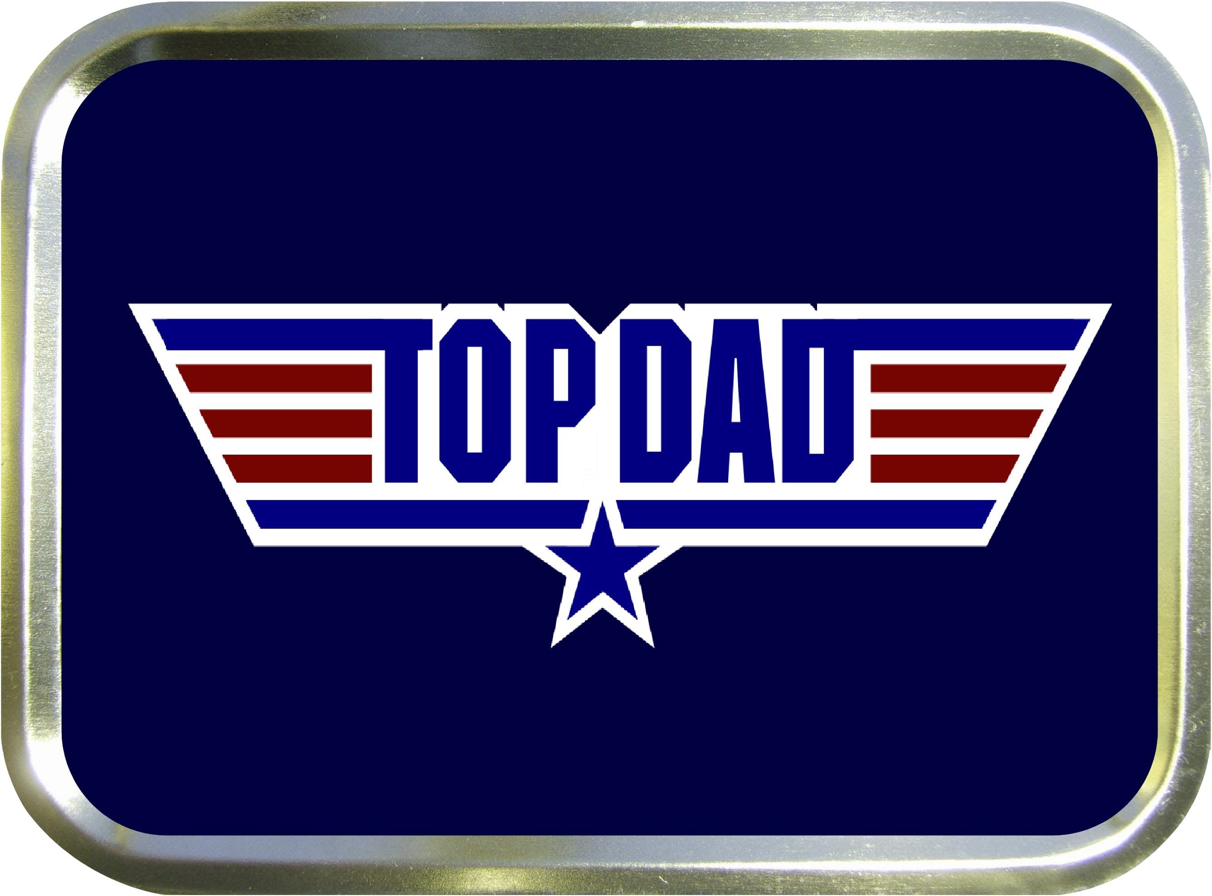 NoveltyshackTOP DAD 2oz TOBACCO TIN, PILLS BOX, STASH CAN, STORAGE TIN