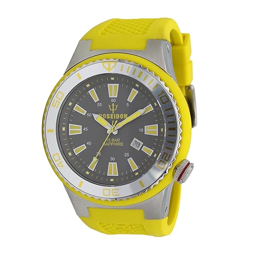 POSEIDON by KIENZLE XL Uhr Analog mit Silikon Armband UP00615