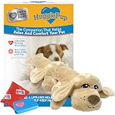 HuggiePup by Pets | Comfort Companion with Heartbeat Sleep Aide for Dogs &amp; Puppies, Heating for Calming Relief Day or Night, Crate &amp; Behavioral Training Essential Breeds | Golden