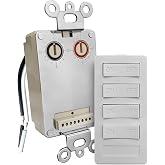 X10 PRO 4-Button Keypad Plus Transmitter Base Kit (XPT4-W-NS)