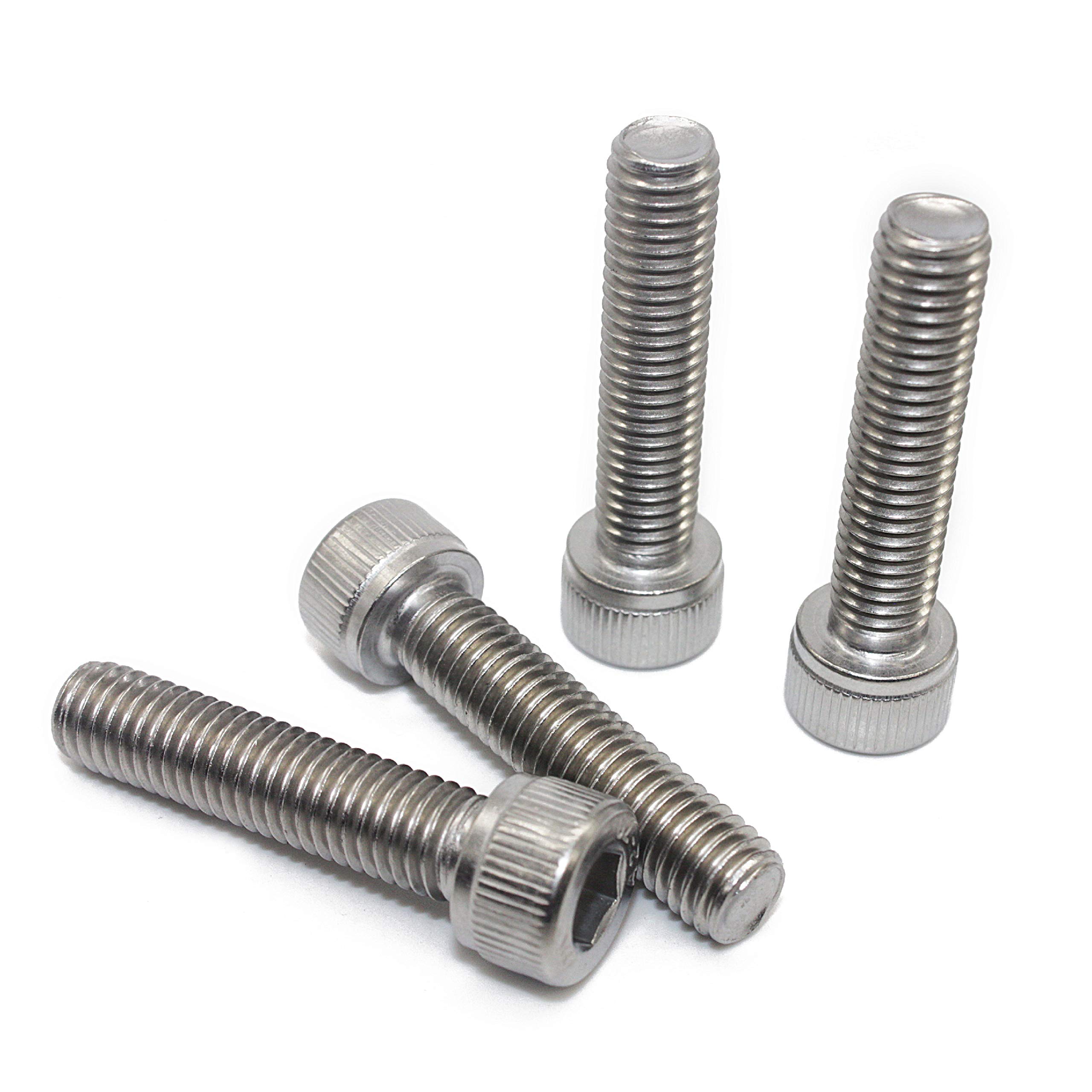 Cylindrical Screws with Hexagon Socket – M4 x 40 – Pack of 30 – DIN 912 (ISO 4762) Cylinder Head Screws Stainless Steel A2 V2A
