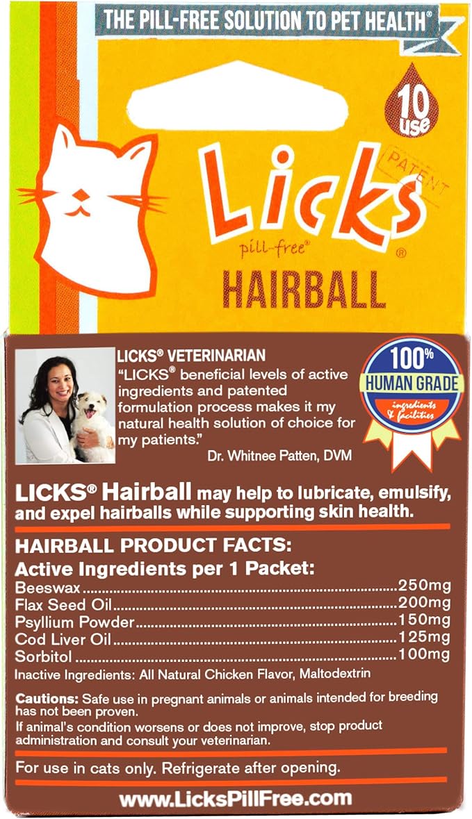 oil for cat hairballs