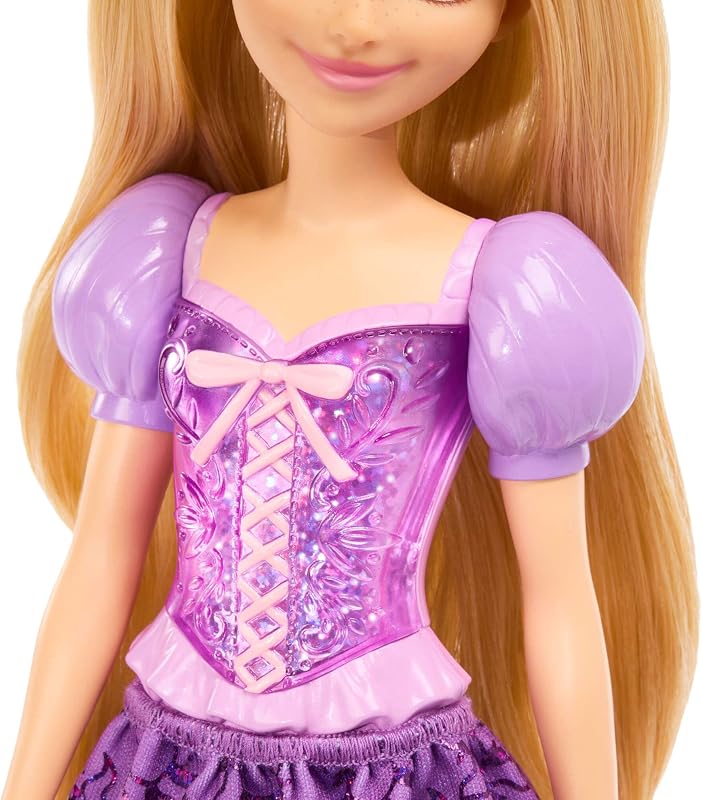 Boneca princesa do filme mattel disney princess rapunzel tangled, brinquedo +3 anos (hlw03) — foto 5 de 7