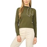 CeCe Scarf Tie Neck Sweater