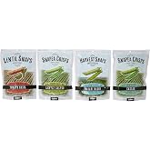 Calbee Snapea Crisps Harvest Snaps ~ Variety Pack ~ Caesar, Wasabi Ranch, Tomato Basil &amp; Lightly Salted