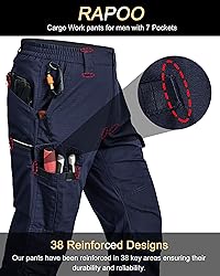 Rapoo Work Pants for Men Cargo Tactical Military