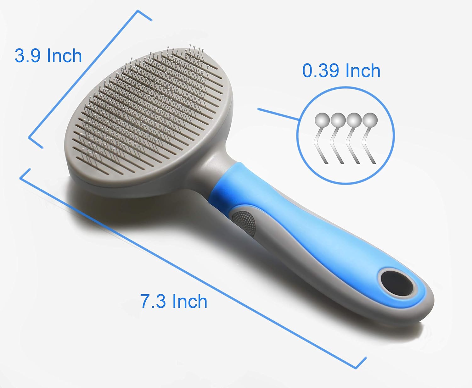 Dog Hair Brush Self Clean Pet Slicker Brush Puppy Shedding Grooming Tool Ergonomic Hair Remover for Dogs Long Hair Cats Easter Gift: Beauty