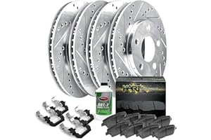Hart Brakes Front Rear Disc Brakes Rotors Kit| Front Rear Brakes Rotors| Brakes Rotors| Front Rear Rotors| Front Rear Disc Brakes Rotors