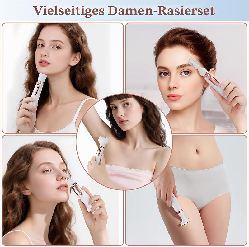 5-in-1 Damen Elektrorasierer, Ladyshaver, QR-8005