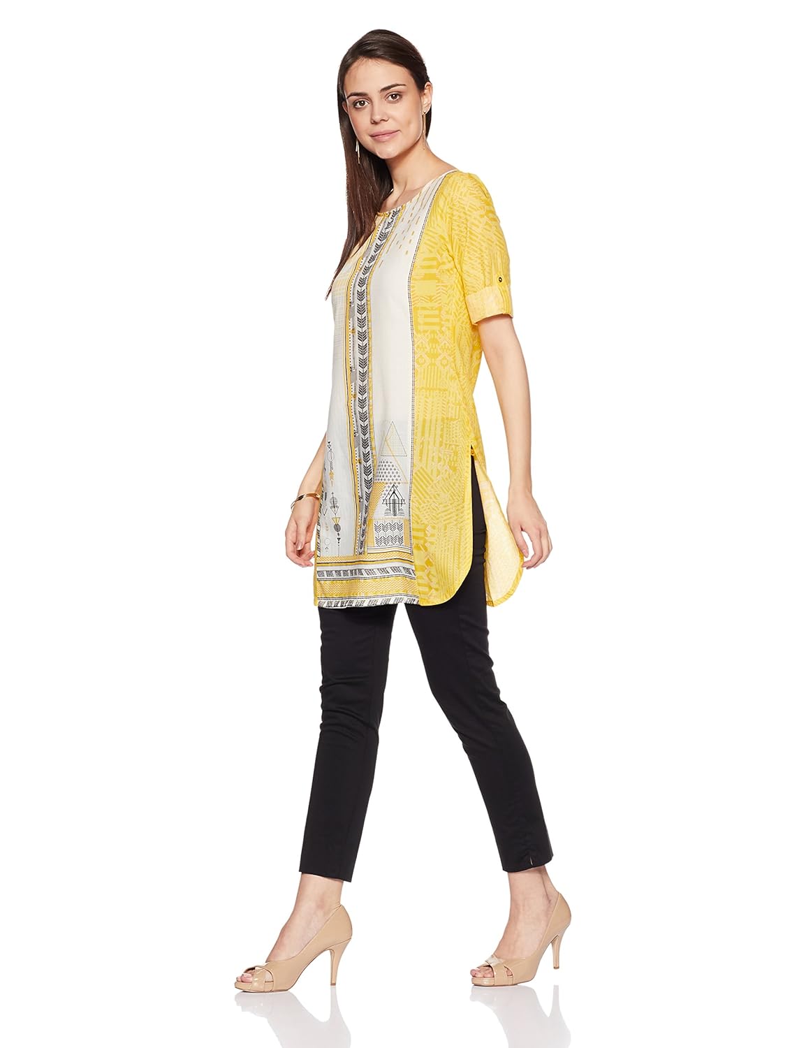 aurelia women's straight fit kurta
