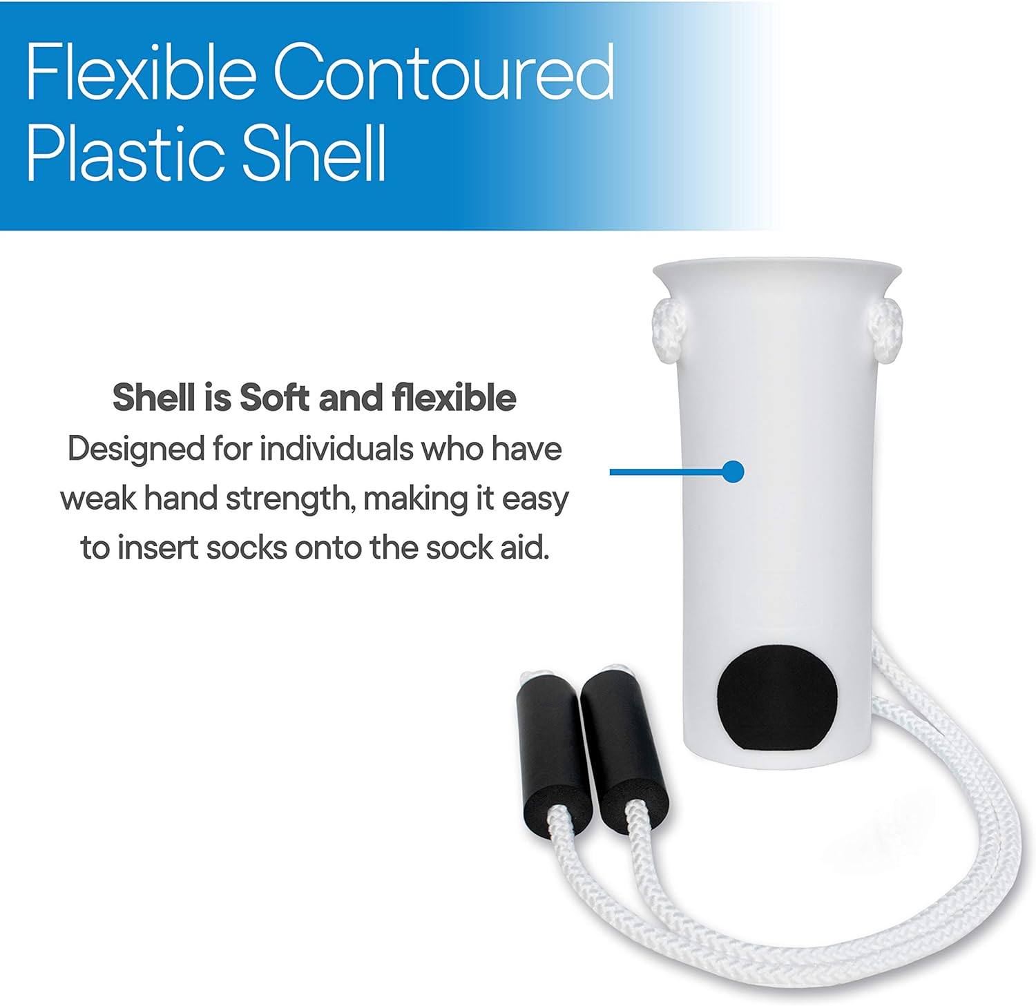RMS Deluxe Sock Aid - Socks Helper with Foam Handles: Health & Personal Care