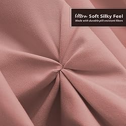 Nestl Pink Clay Bed Skirt Queen Size, Pinch Pleat