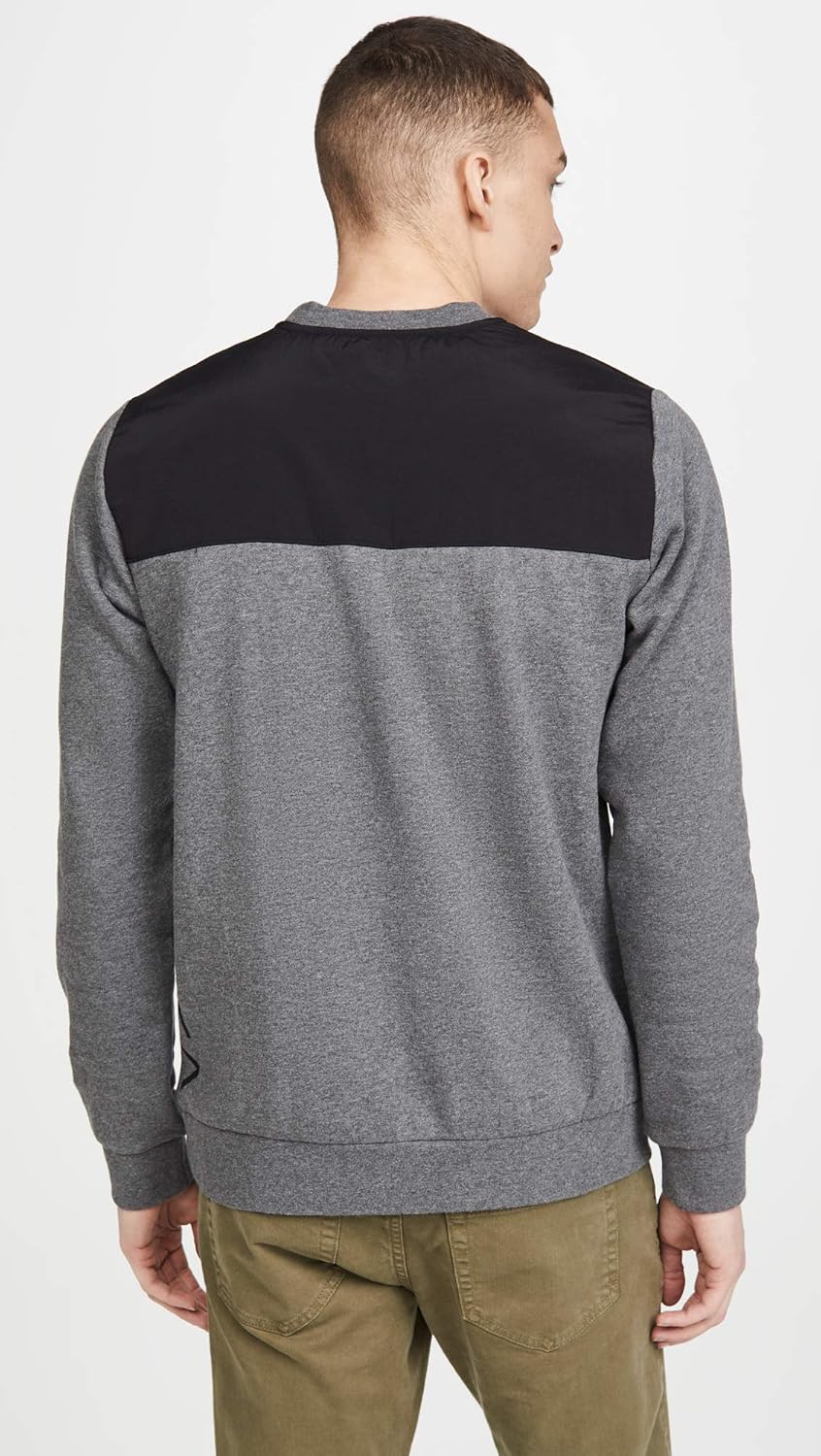 RVCA Men's Hybrid Crew Sweatshirt: Clothing