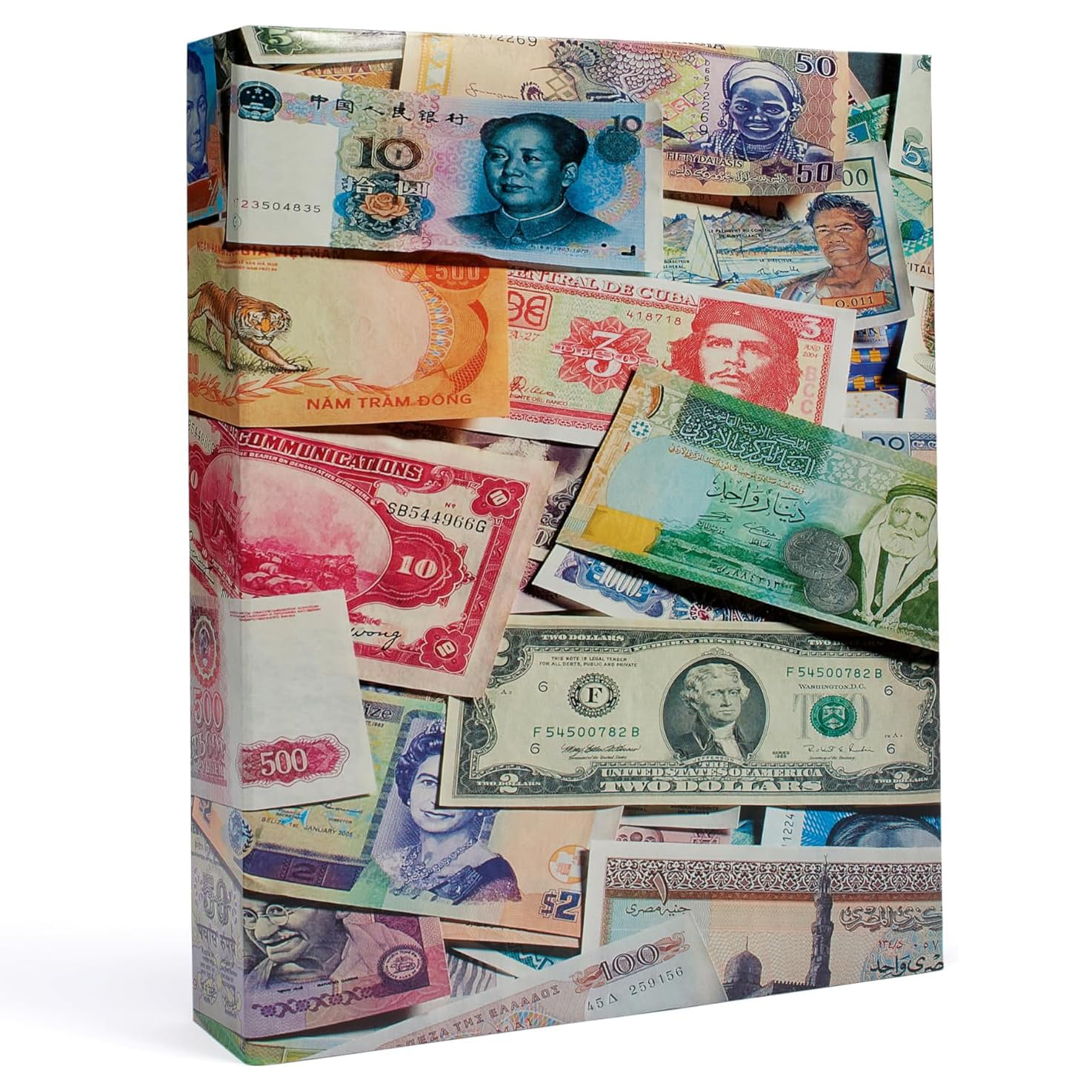 Leuchtturm 309759 Banknote Album Bills - Collector's album for 300 banknotes - incl. 100 acid- and plasticiser-free sleeves
