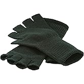 Funny Guy Mugs Warm Stretchy Knit Fingerless Gloves for Women and Men, Multiple Colors Available, One Size Fits Most
