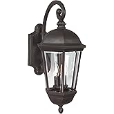 Craftmade Z3014-OBO Britannia Outdoor Wall Mount Sconce, 3-Light 180 Watts (10"W x 22"H), Oiled Bronze