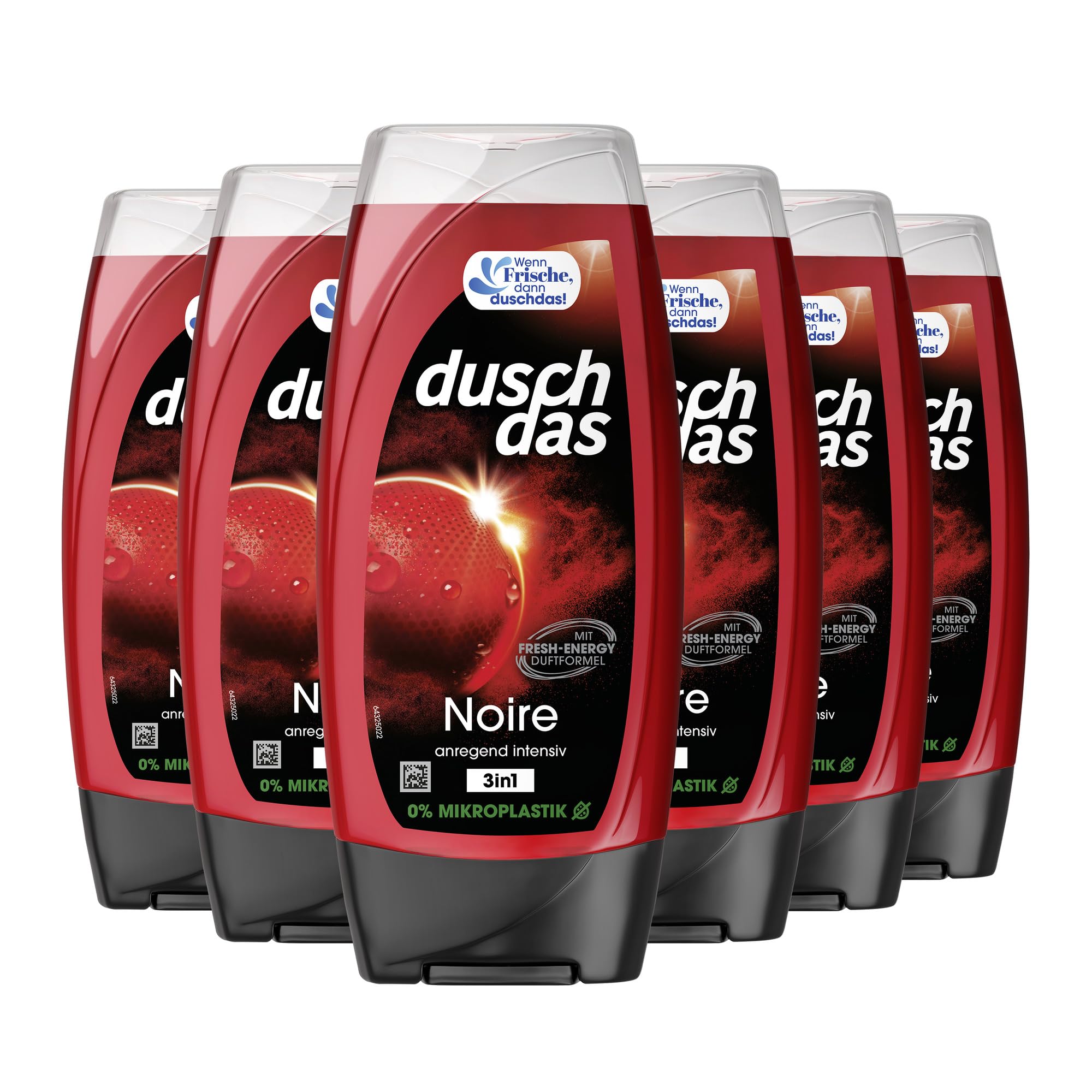 Duschdas Duschgel Noire 6x225 ml 2
