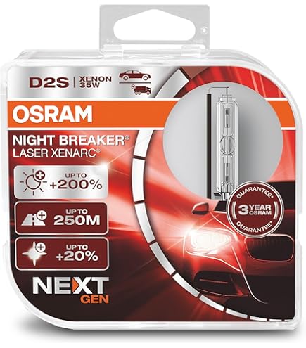 Amazon.com: OSRAM XENARC NIGHT BREAKER LASER D4S, Next Generation