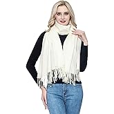 vimate Wool Pashmina Scarf Shawl - Super Soft Warm Pashminas Wraps for Women Wedding Formal Evening Travel