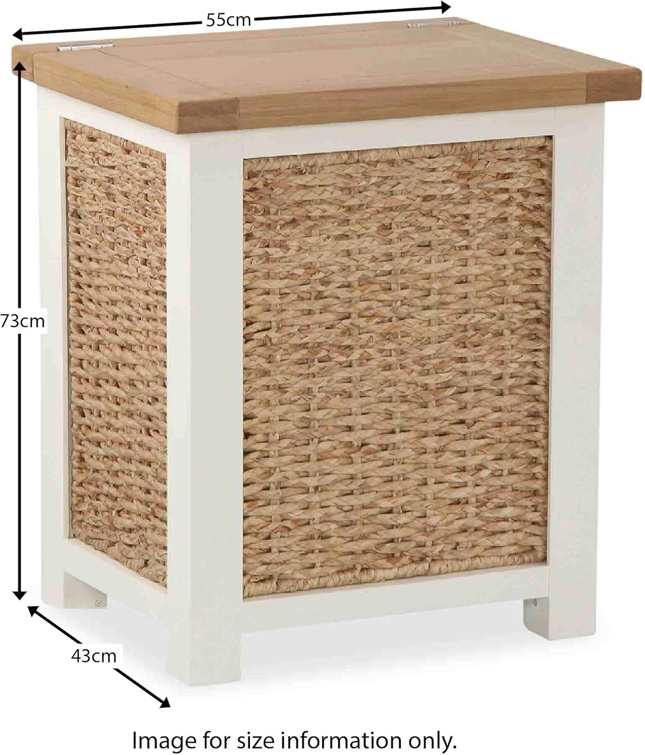 Wooden washing basket Clearance