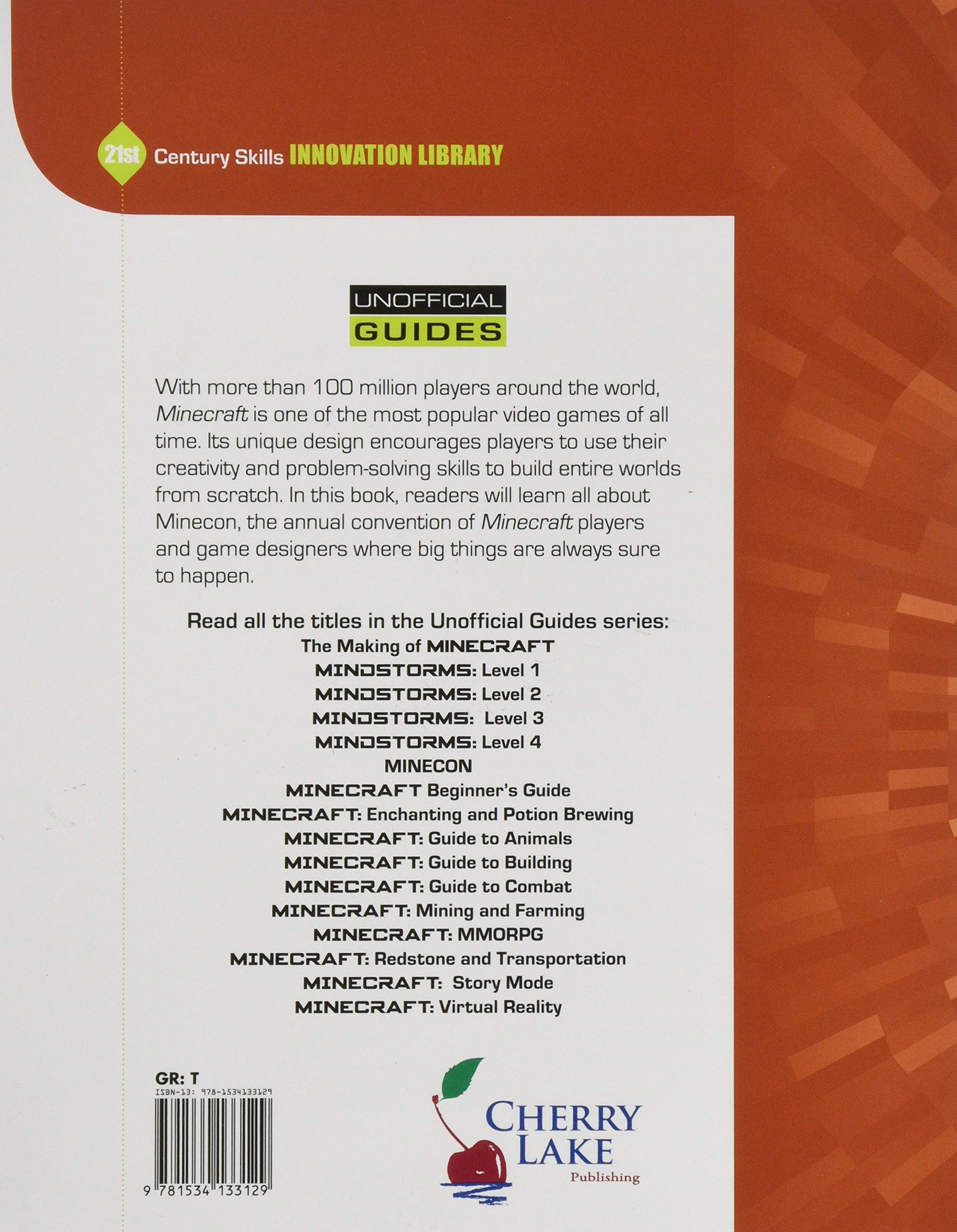 Minecon 21st Century Skills Innovation Library Unofficial Guides Junior Gregory Josh 9781534133129 Amazon Com Books