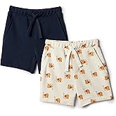 Amazon Essentials x Sofia Grainge Toddler and Baby Boys' Pull On Knit Shorts