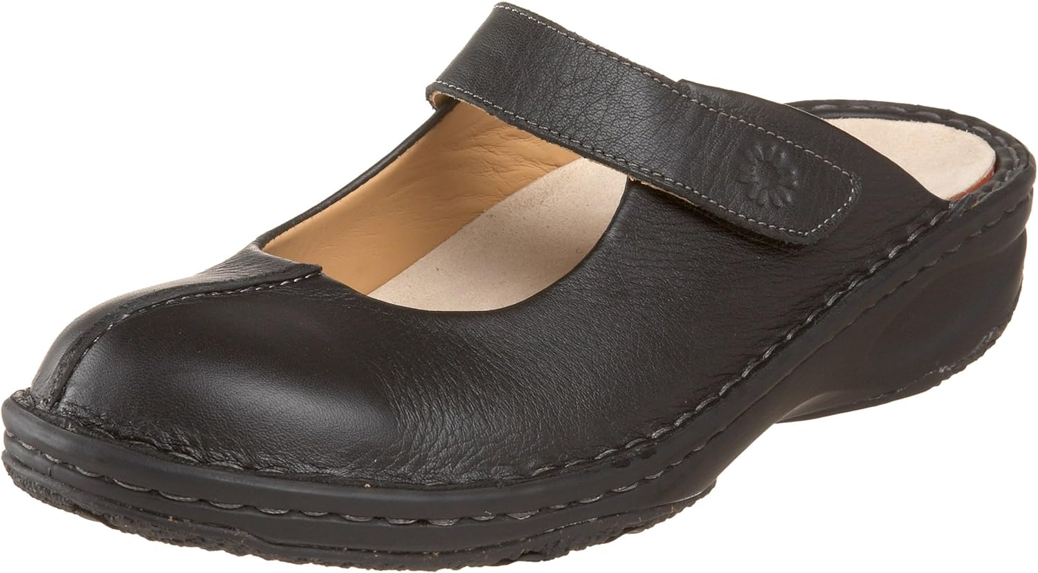 Mary Jane - Black Clog Sandals - Troentorp Clogs