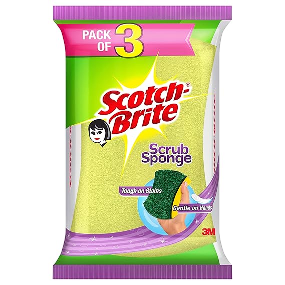 Scotch-Brite Scotch Brite Scrub Sponge (Large) - Pack of 3