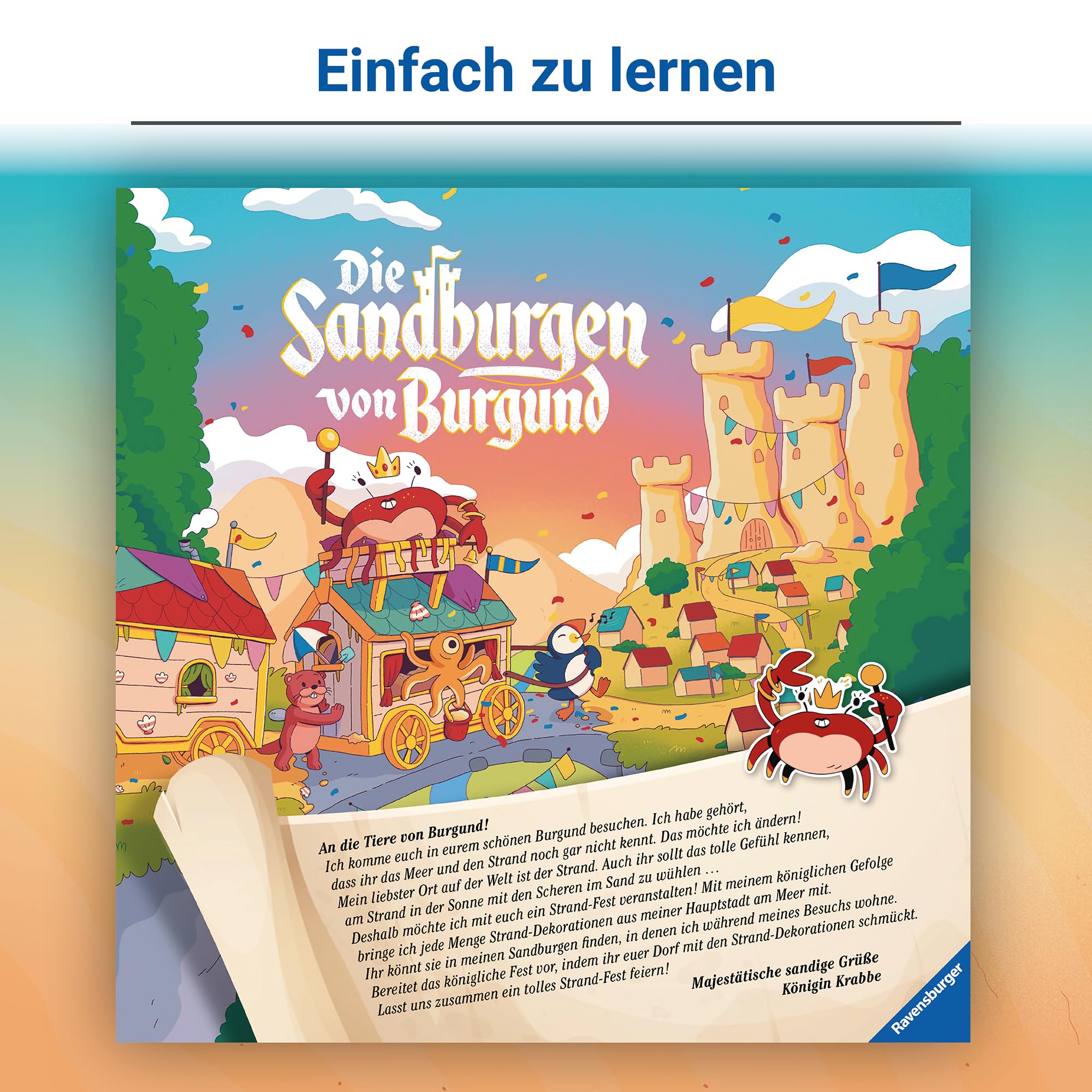 Ravensburger 24687 Die Sandburgen von Burgund - Kinderspiel ab 5 Jahren für 2-4 Personen 5