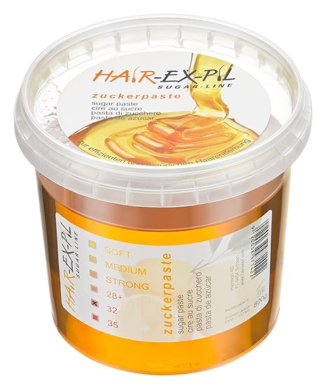 Zuckerpaste 32 - Speziell für den Intimbereich und sehr hohe Umgebungstemperatur. Am besten für Anfänger geeignet. 800gr Suga