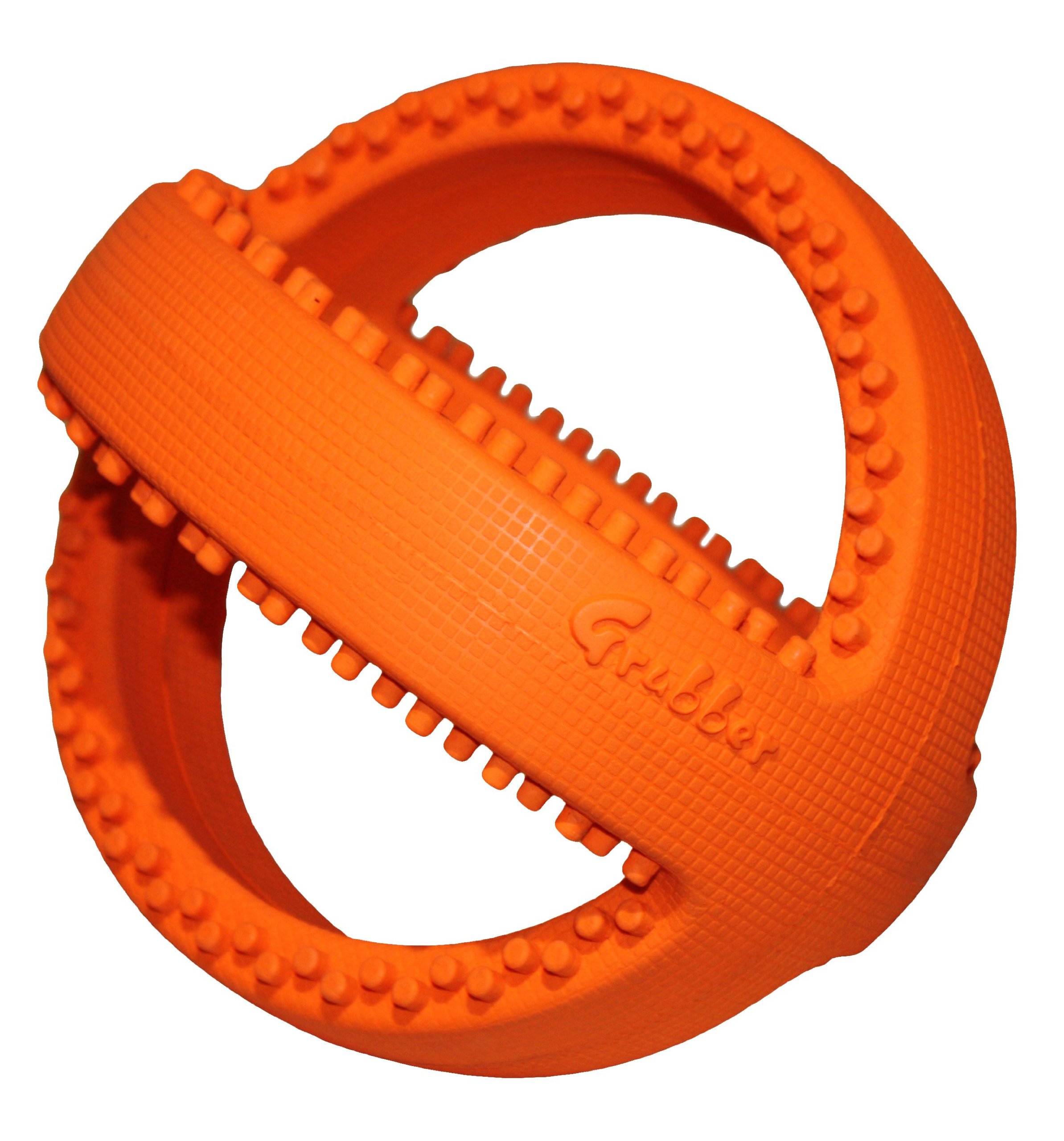 Happy Pet Cultivator Football Dog Puppy Toy Durable Strong Bouncy Fun Interactive Chewing Playing Fetch Retrieve for Small Medium Large Breeds 18cm