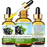 Botanical Beauty BLACK CURRANT AGE DEFYING FACE DRY OIL 100% Natural. Black Currant Oil, Evening Primrose, Grape Seed, Jojoba, Organic Safflower, Vitamin E. Face Moisturizer, Rejuvenate, Anti-aging