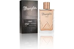 TRU FRAGRANCE BEAUTY Wrangler 1947 Cologne for Men by Tru Western, 2.5oz, Cedarwood, Amber, Pink Pepper, Zesty Bergamot, Eucalyptus, & Ranch water Accord, Masculine Fragrance, Fresh Aromatics & Warm Resins
